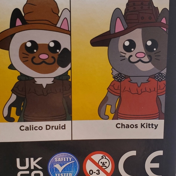 Roblox Celebrity Action Figure Wizard Cats Calico Druid Chaos Kitty Playset - Picture 14 of 14